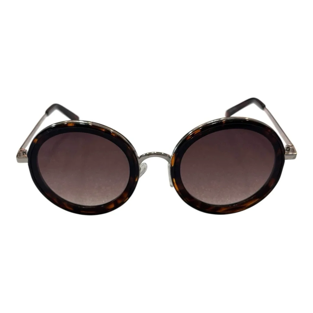 Guess Sunglasses Women Round Tortoise Gradient Lens Brown GF0330 Lennon‎ Look